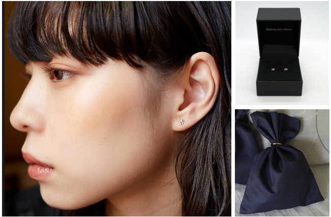 【Cristmas special offer : Inset Pierce 】12/14までのご注文でリング付ギフト巾着プレゼント