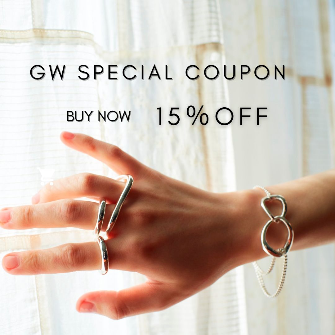 【SPECIAL COUPON】5/2(木)~6(日)限定 15%OFF SPECIAL COUPON