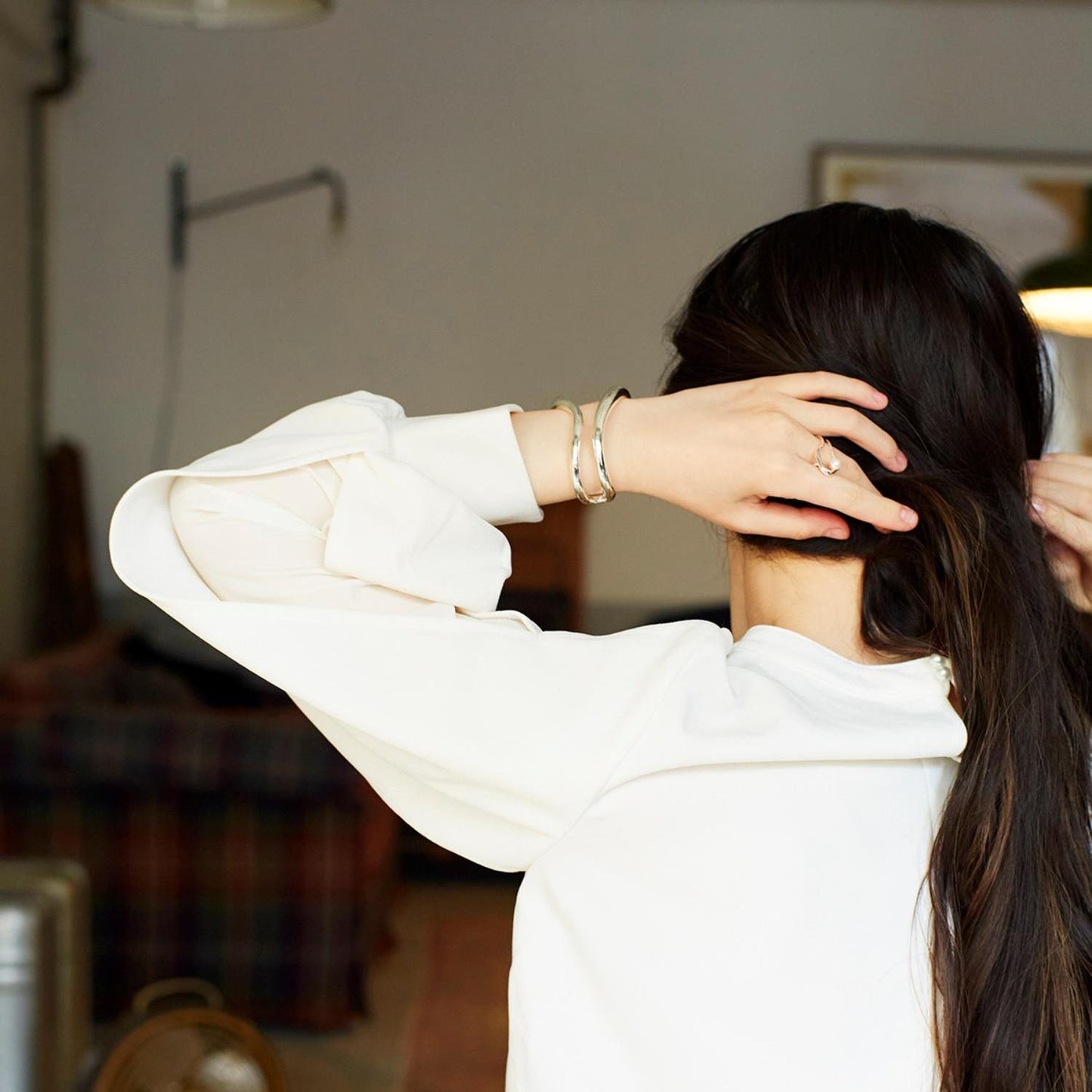 Double line bangle