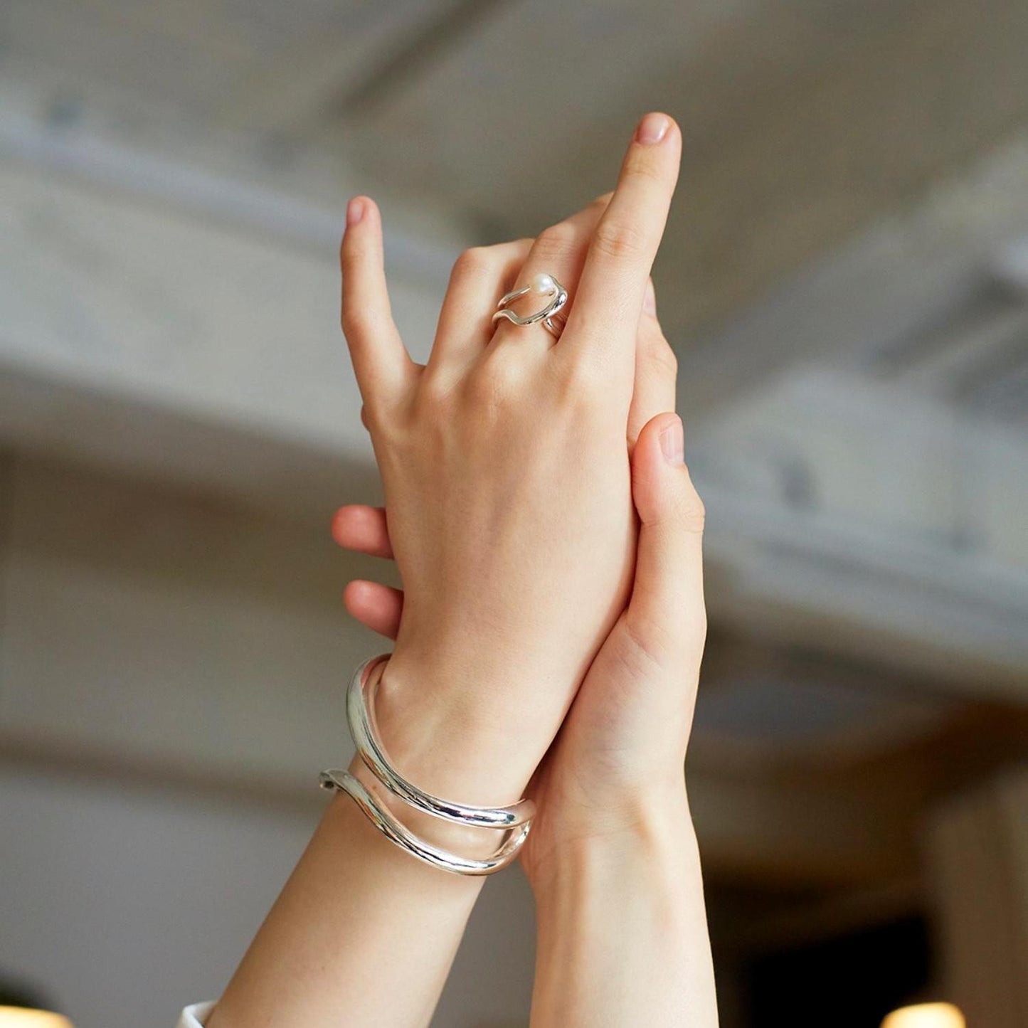 Double line bangle