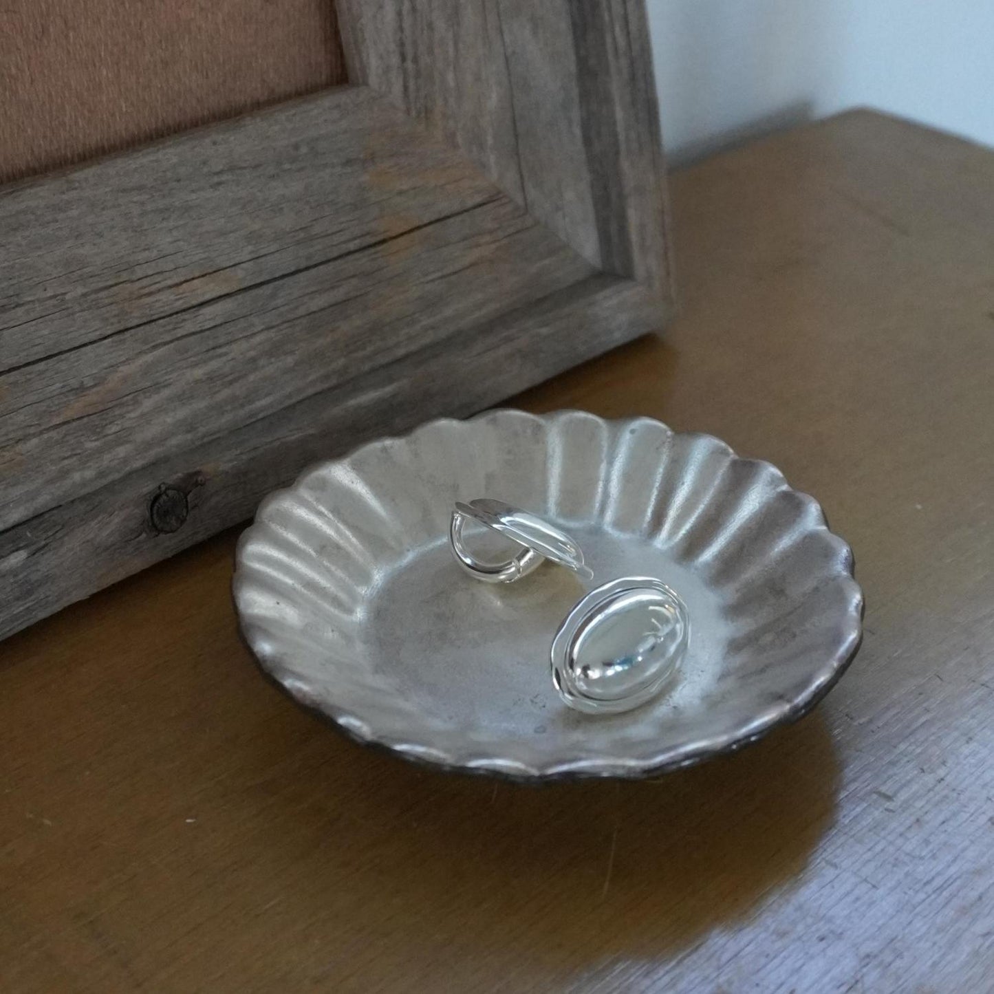 Oval polish Earrings