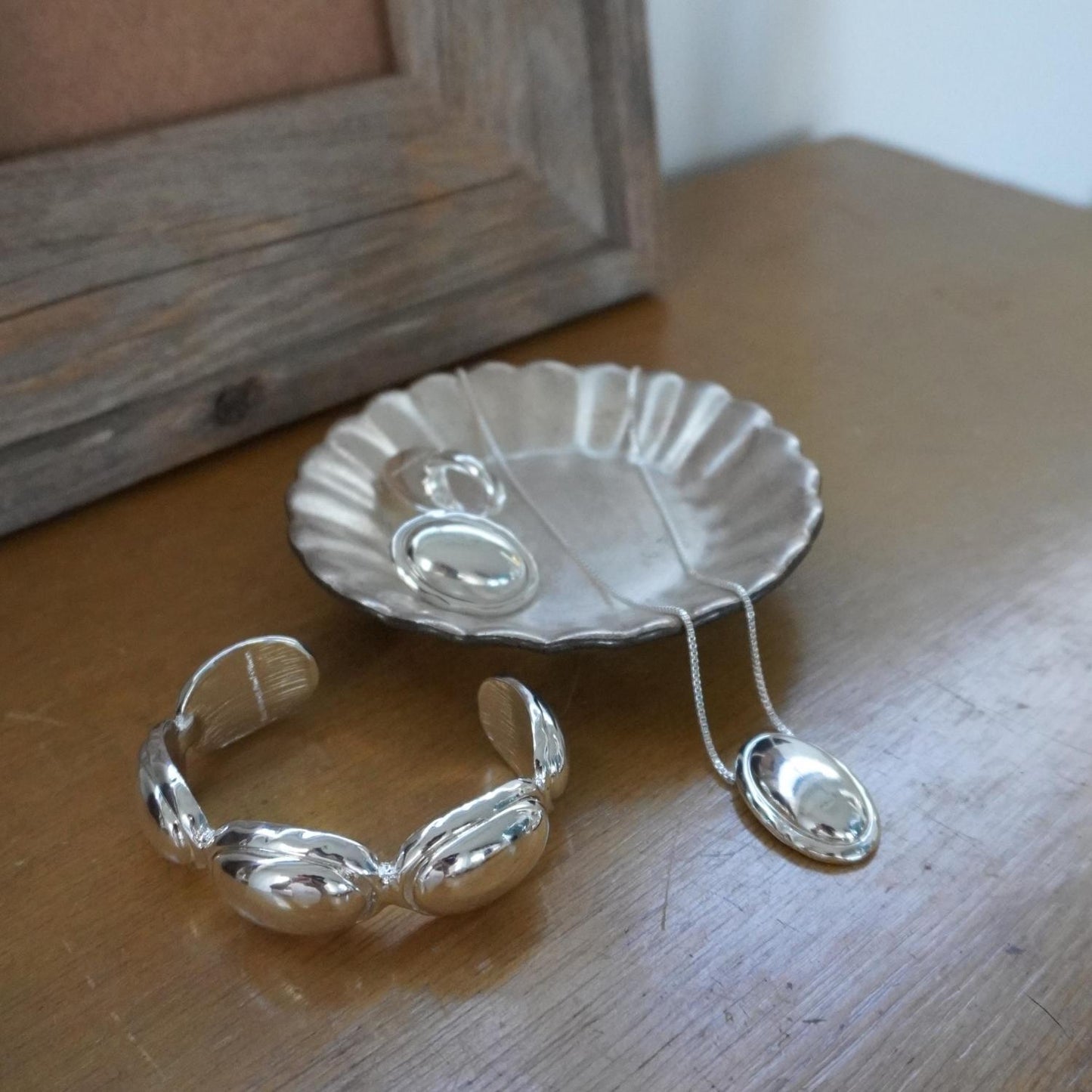 Oval polish Earrings