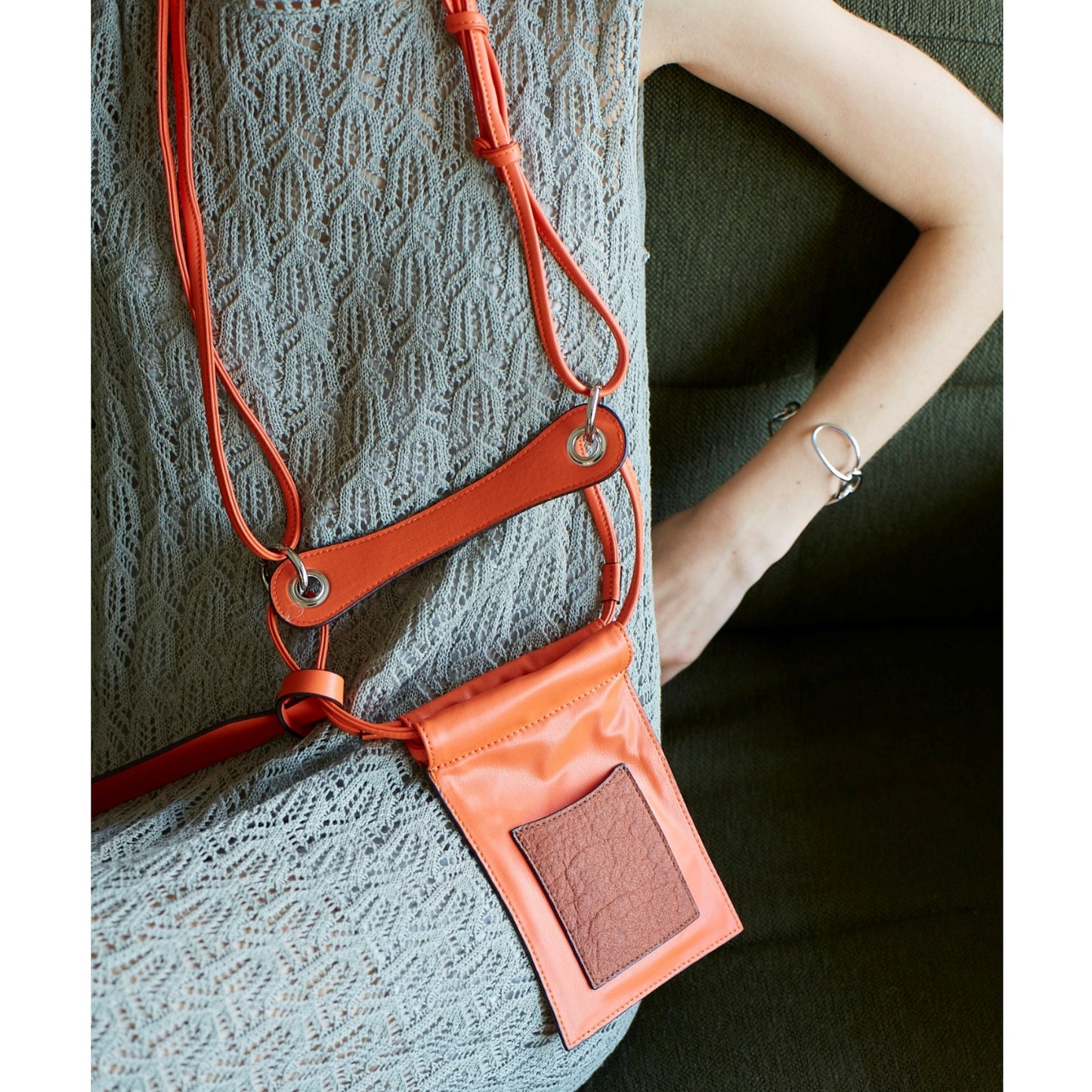 Apple Leather x PINATEX 2way Shoulder Bag