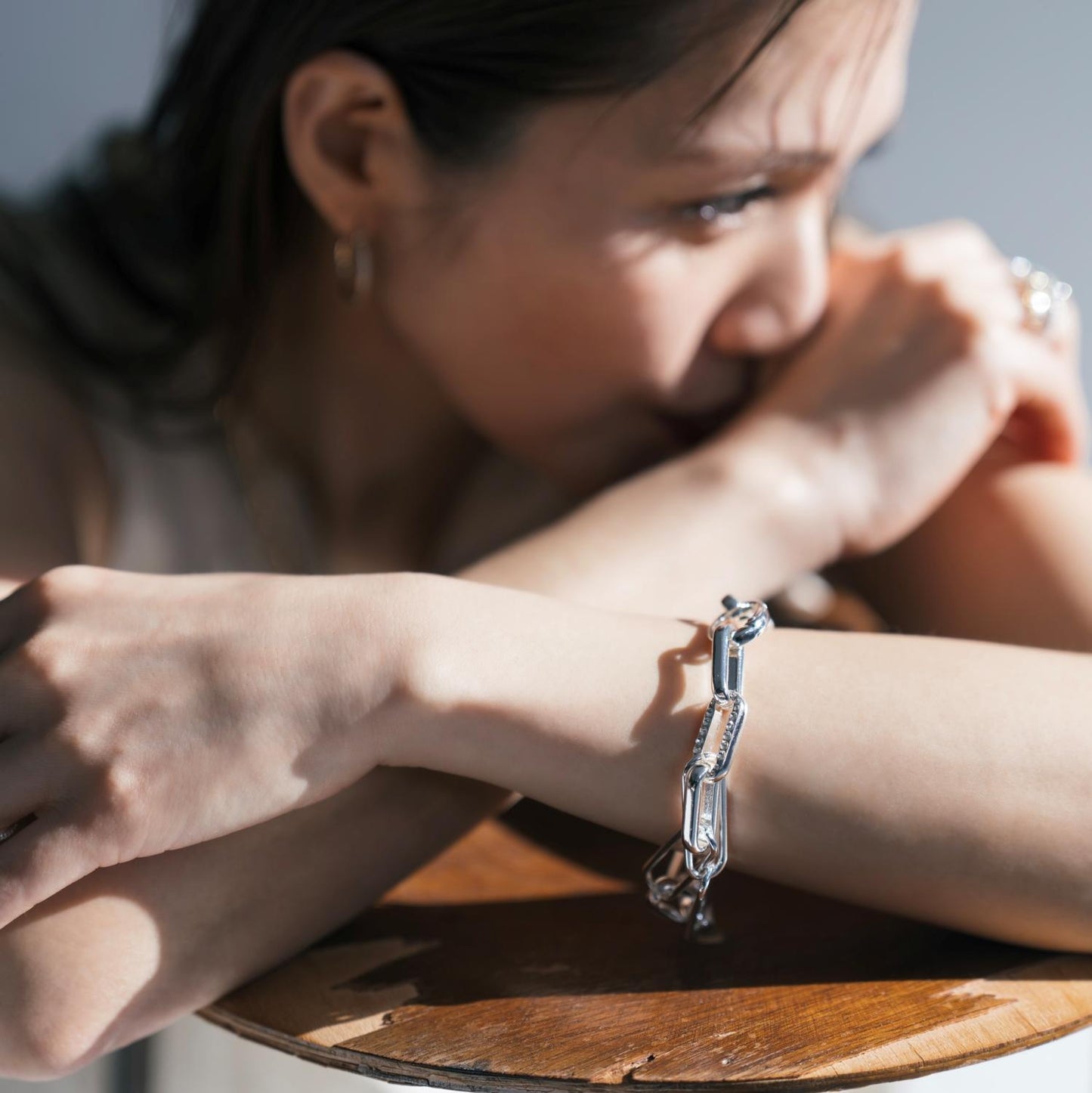 Square Chainmix Bracelet