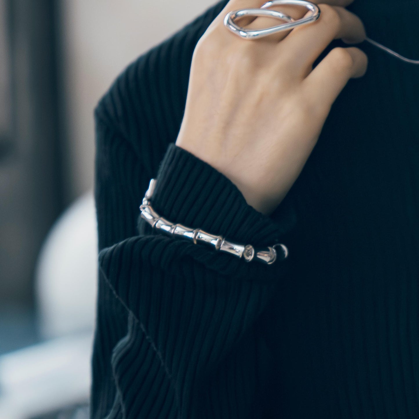 Warp Motif Bracelet
