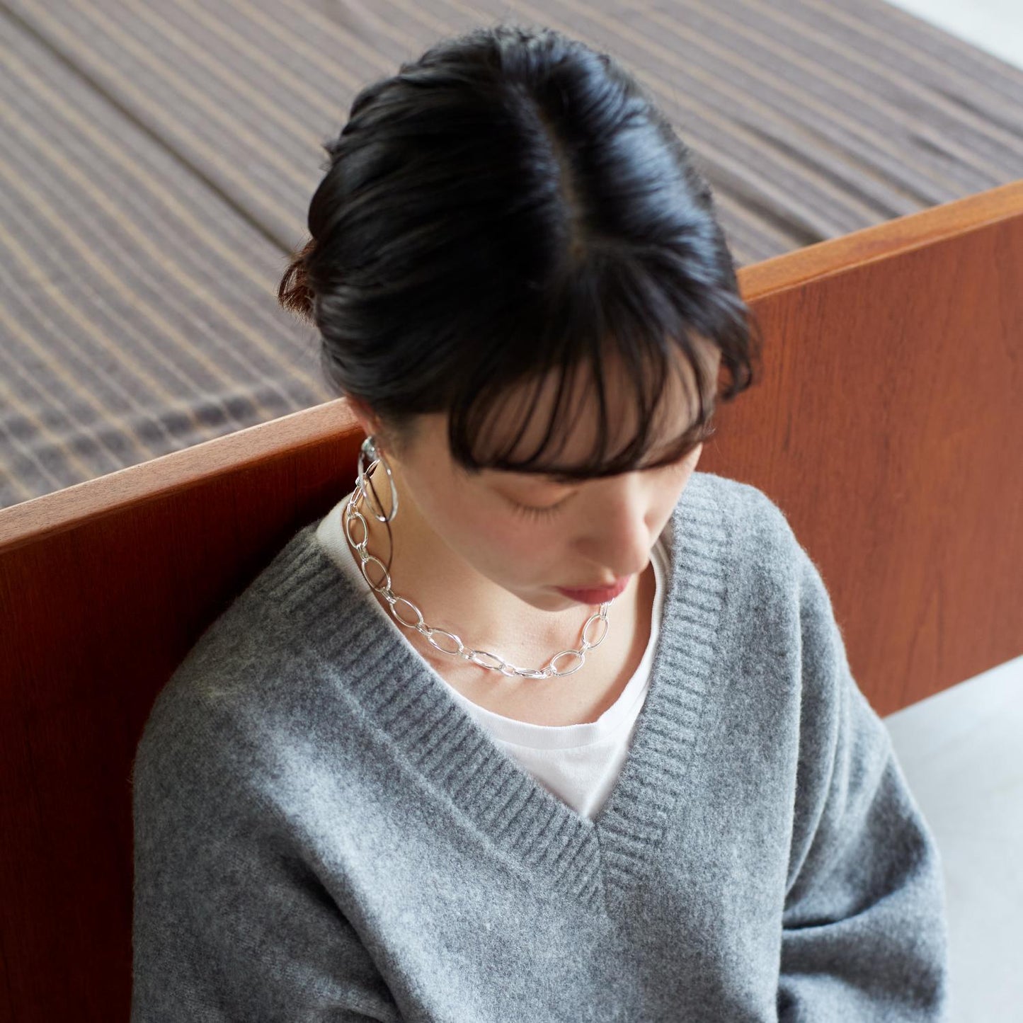 Ellipse chain Necklace