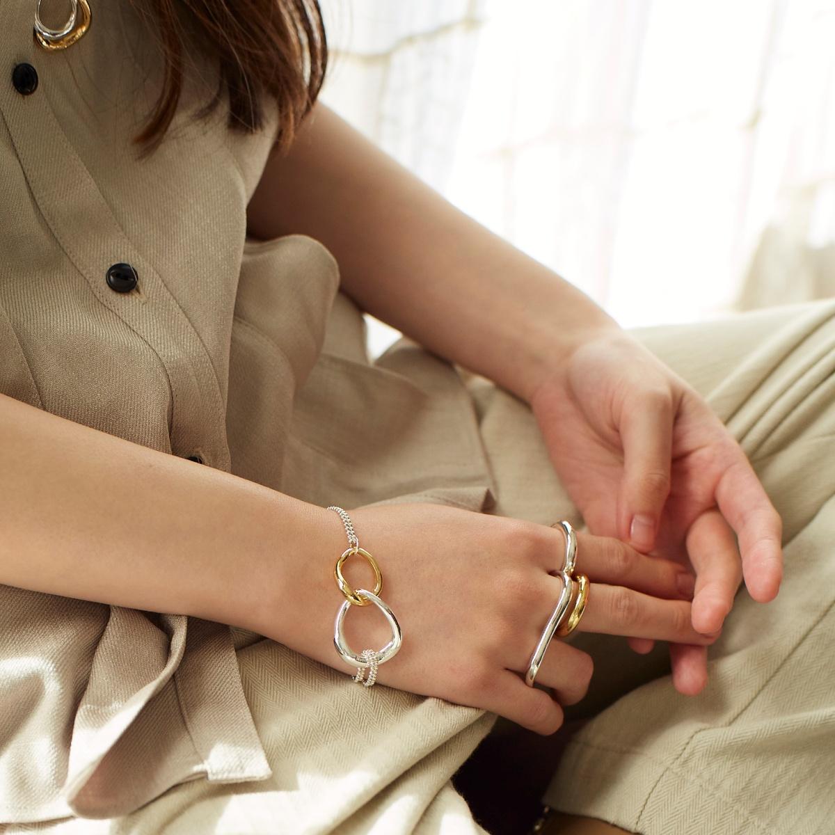Tow ring Bracelet