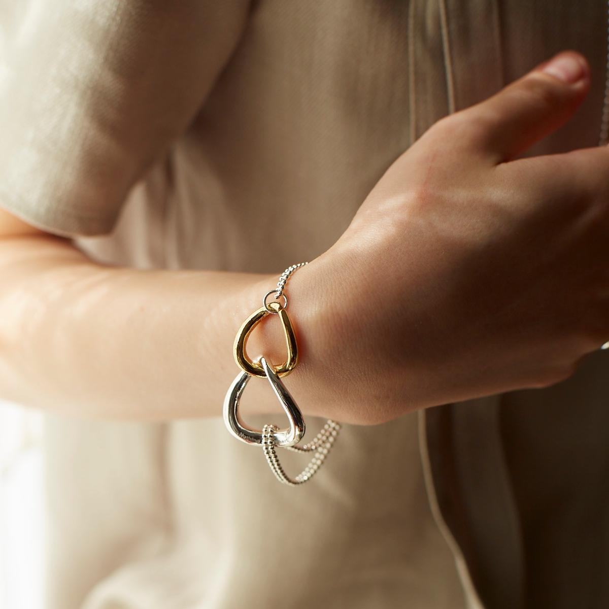 Tow ring Bracelet