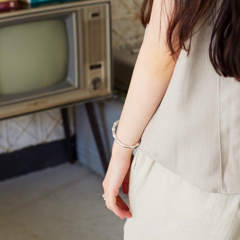 Bamboo section Bangle
