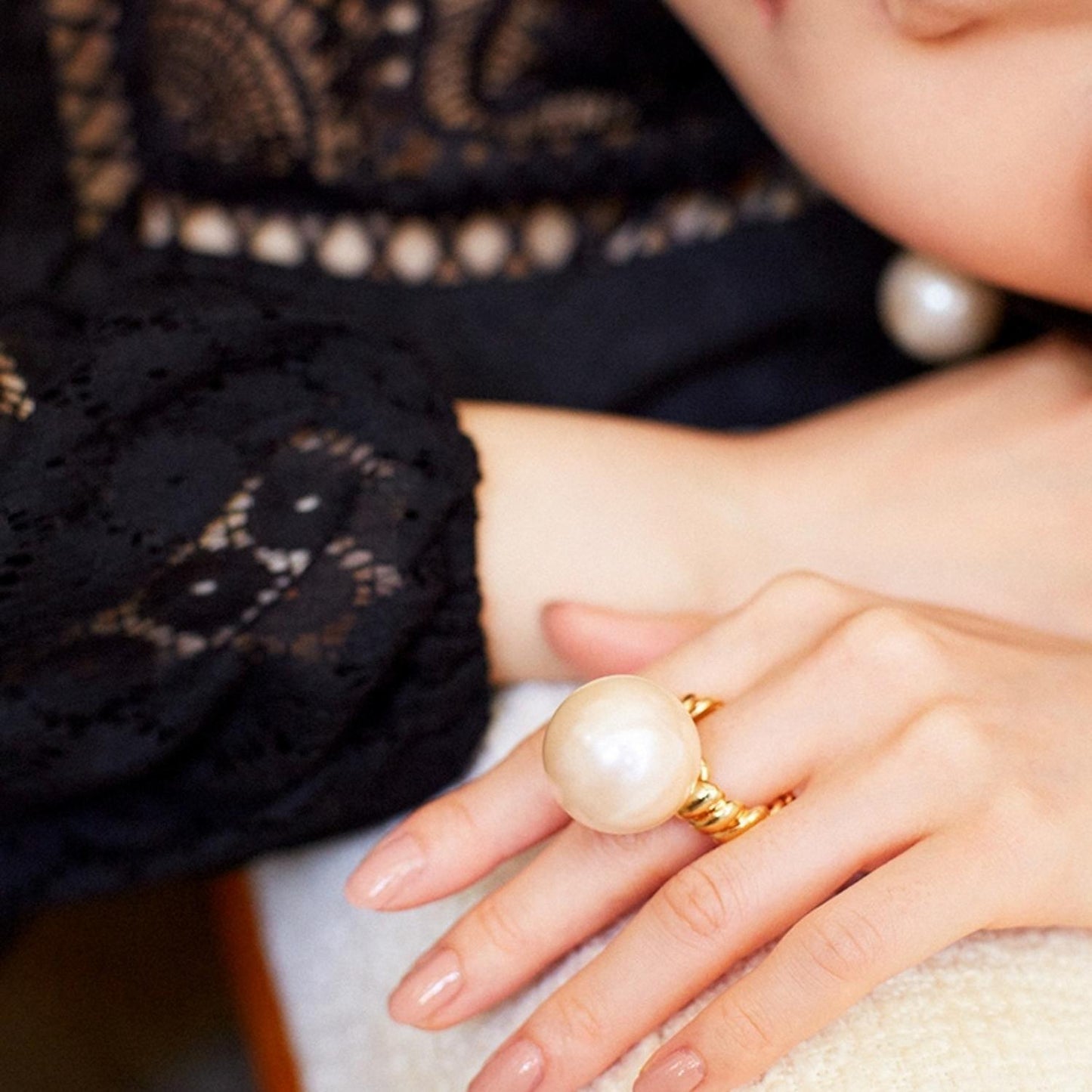 Big Pearl Ring