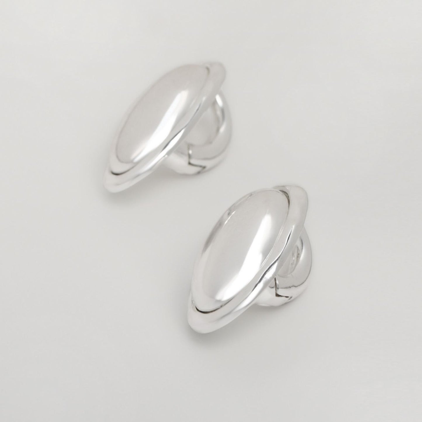 Oval polish Earrings