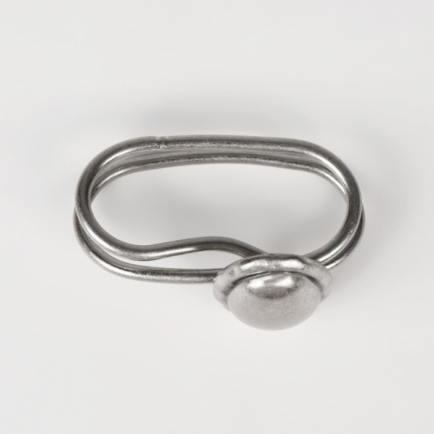 Double line Oval Ring