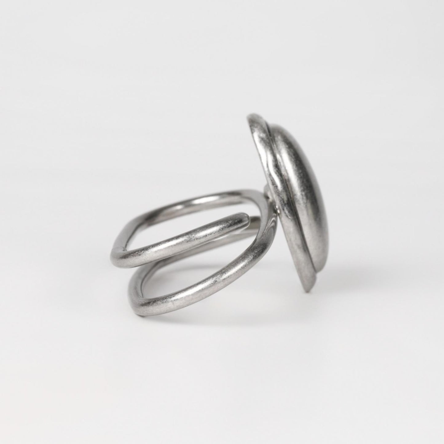 Double line Oval Ring