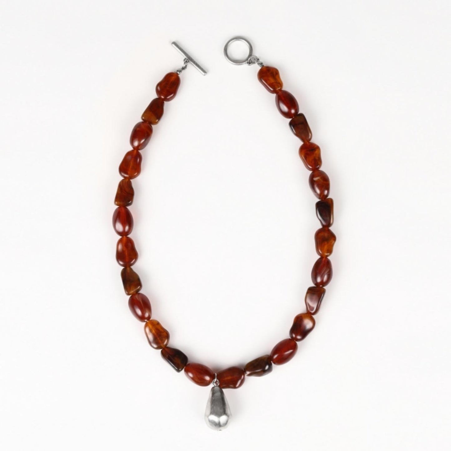 Marble brown Necklace