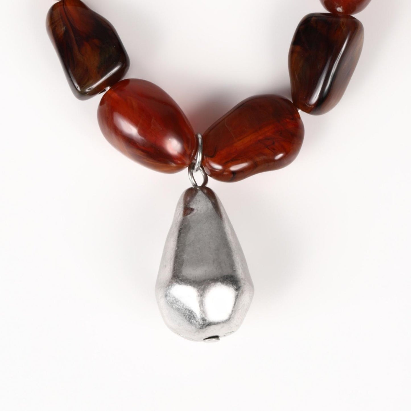 Marble brown Necklace