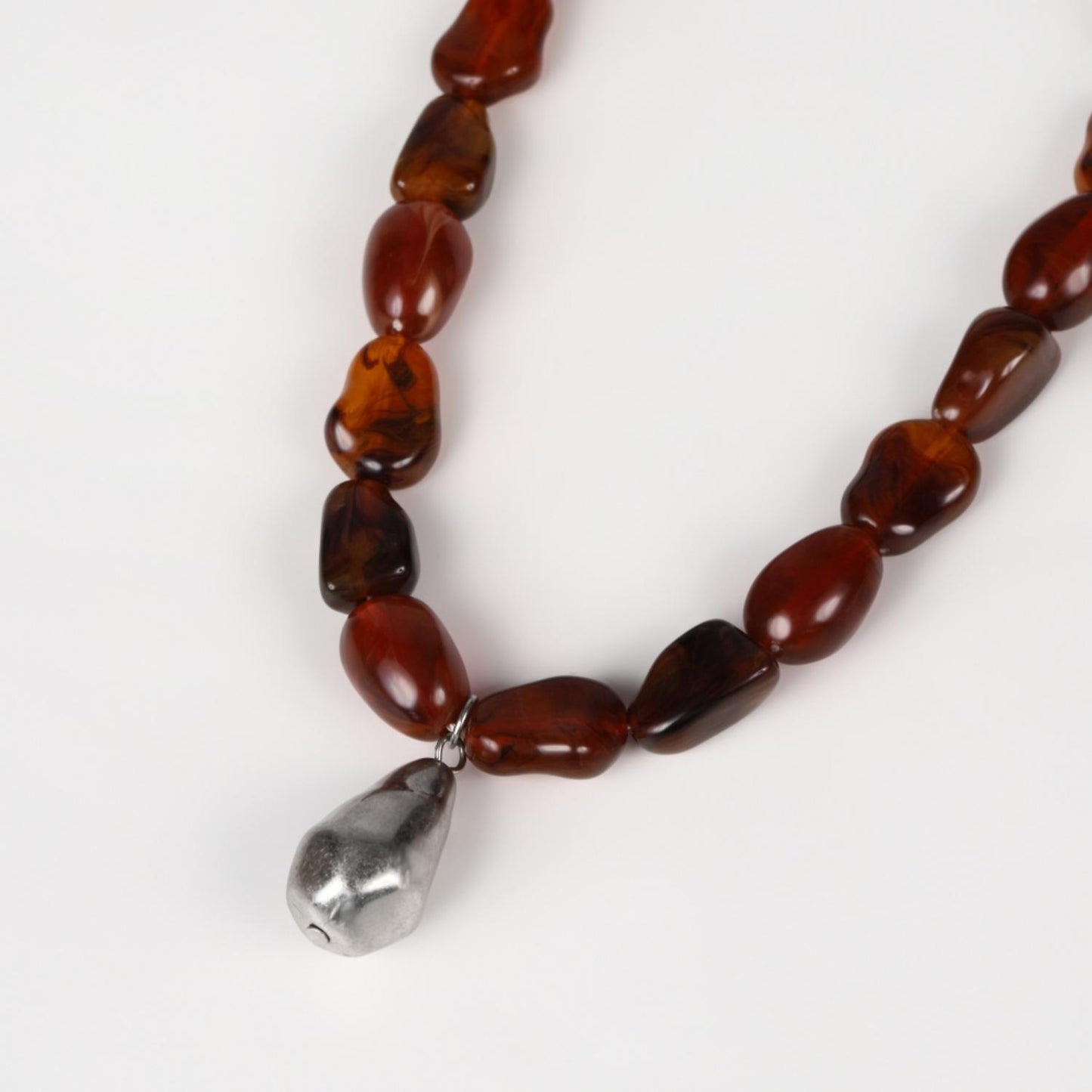 Marble brown Necklace