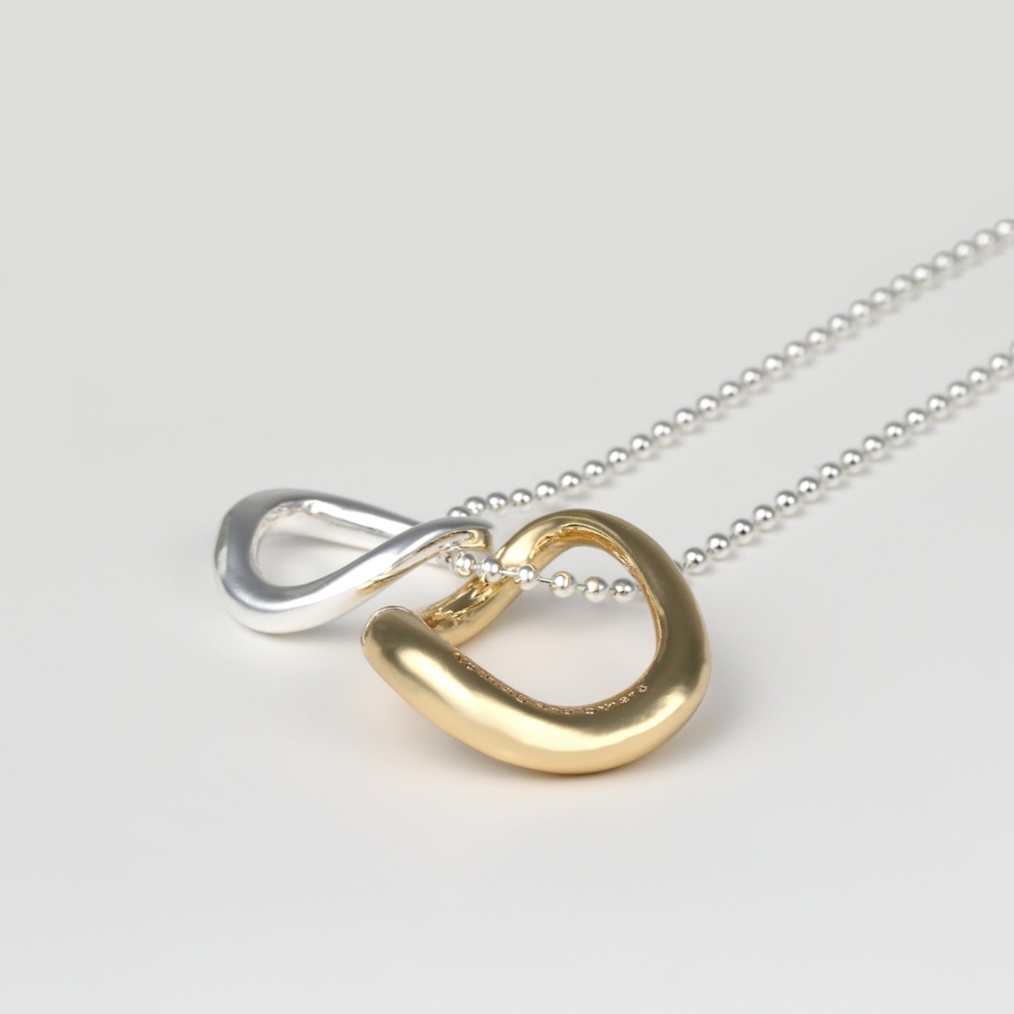 Tow ring Necklace