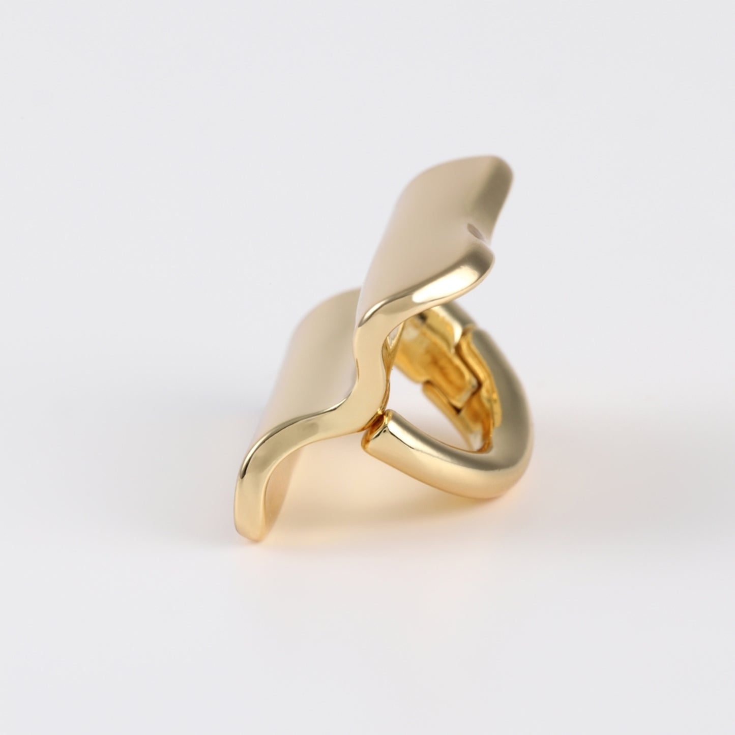 wave square earrings