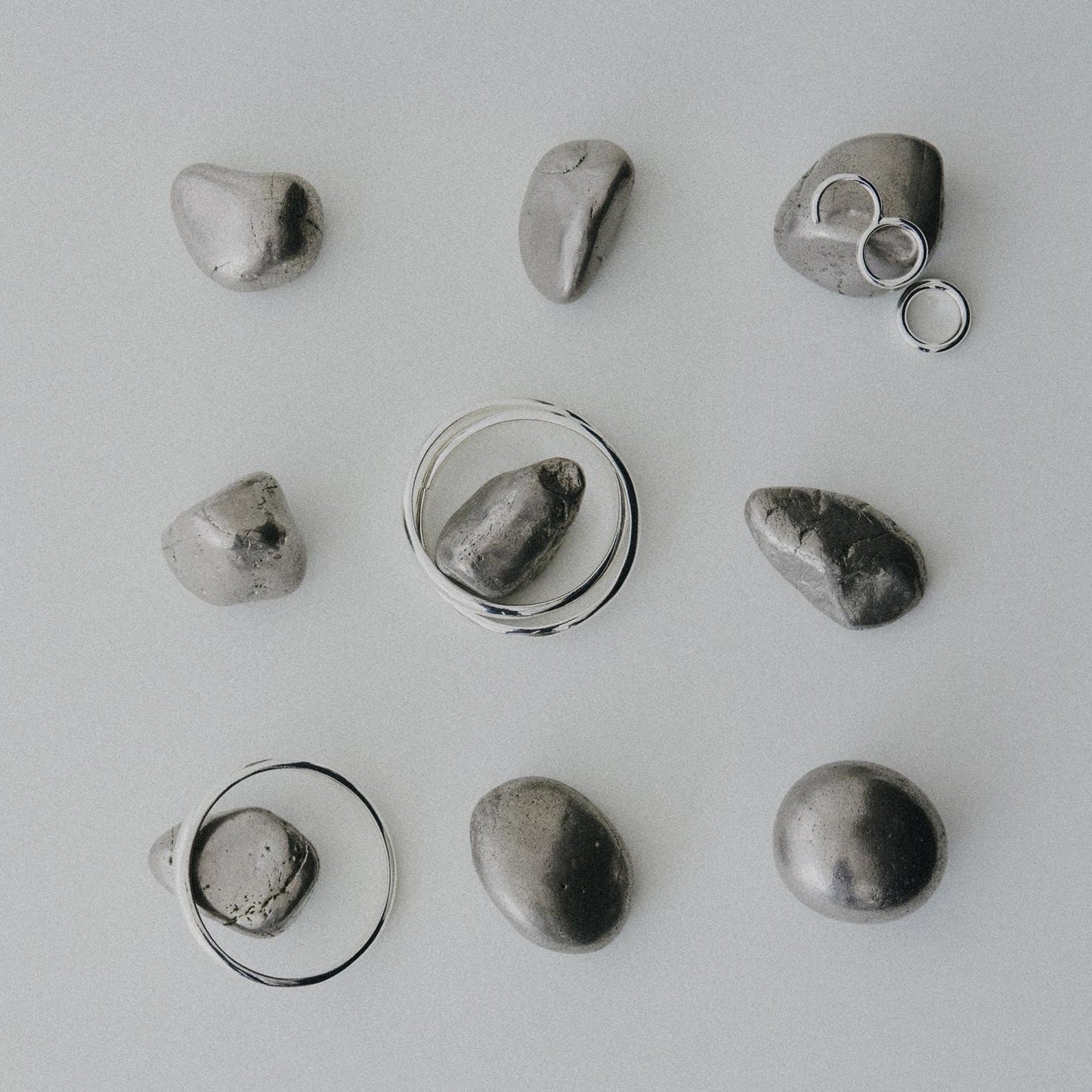 
                  
                    Multifaceted Bangle Set
                  
                