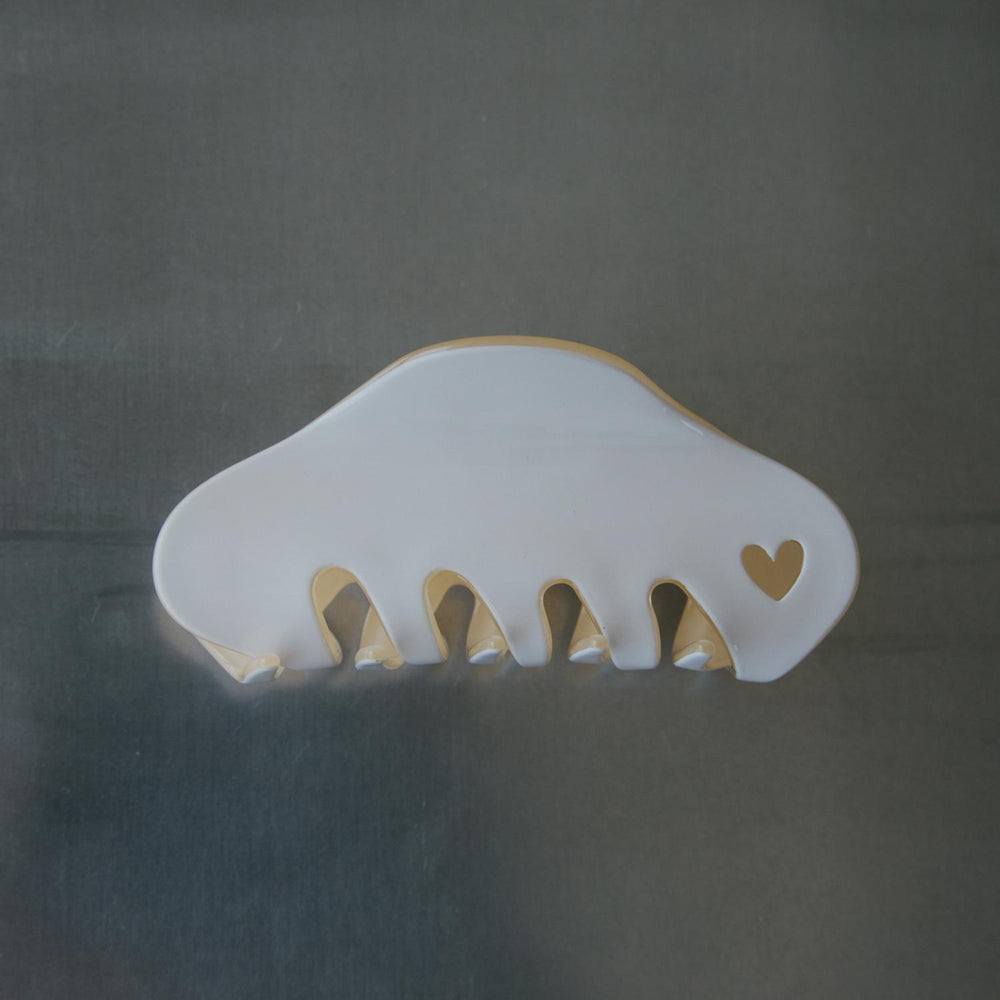 
                  
                    Heart Cutout Bicolor Hair Clip With Charm
                  
                
