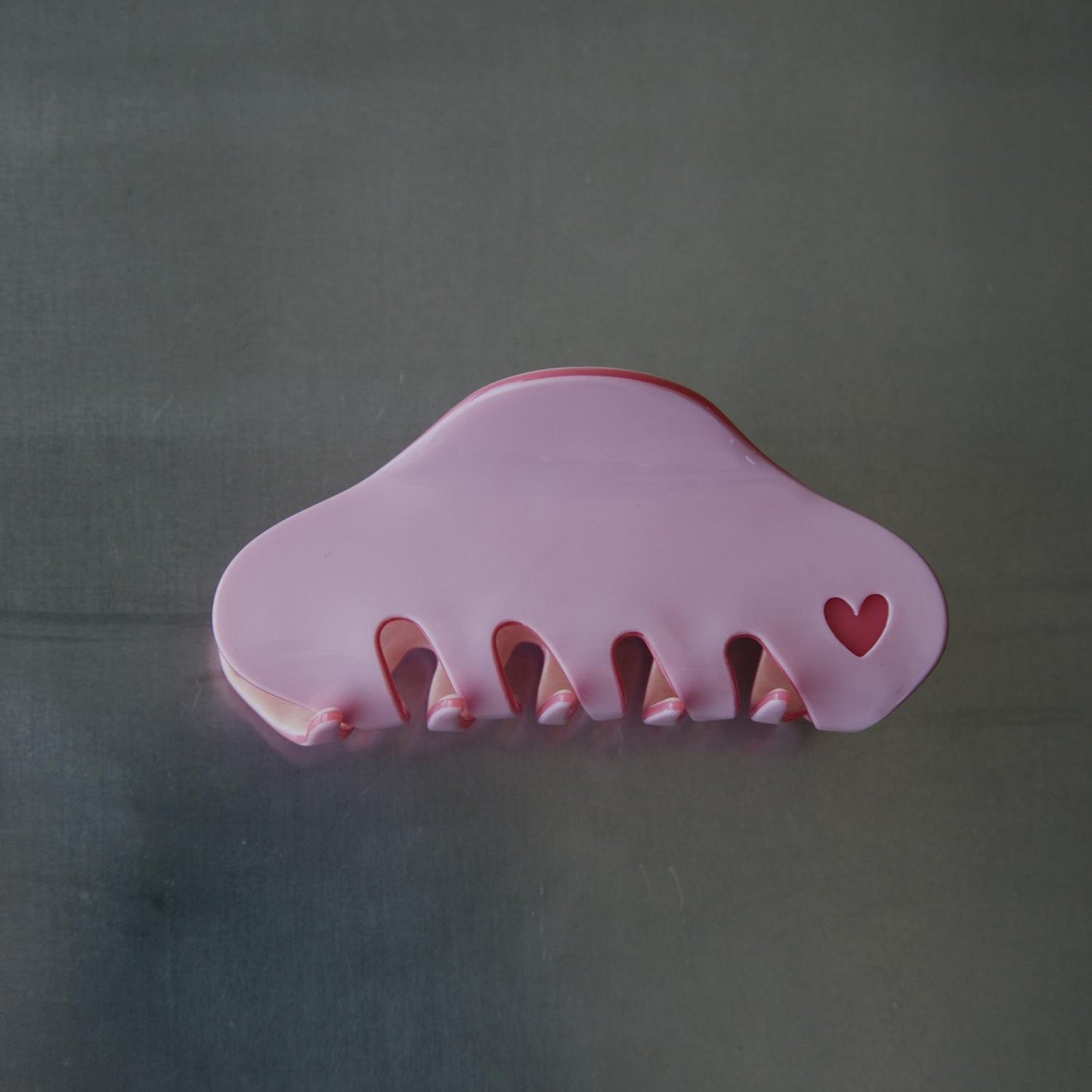 
                  
                    Heart Cutout Bicolor Hair Clip With Charm
                  
                