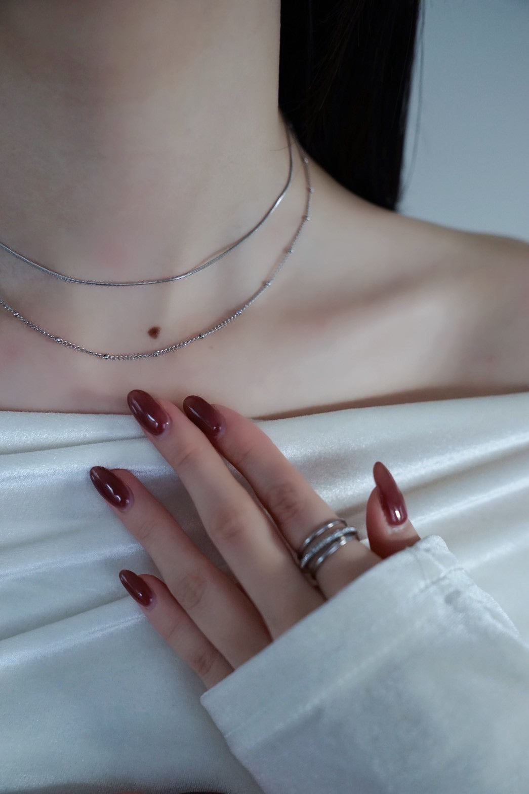 
                  
                    シンプル2連チェーンネックレス【AKB48 千葉恵里さん着用】
                  
                