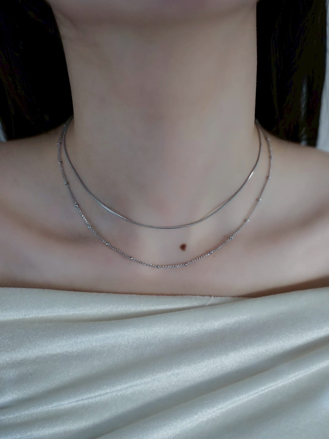 
                  
                    シンプル2連チェーンネックレス【AKB48 千葉恵里さん着用】
                  
                