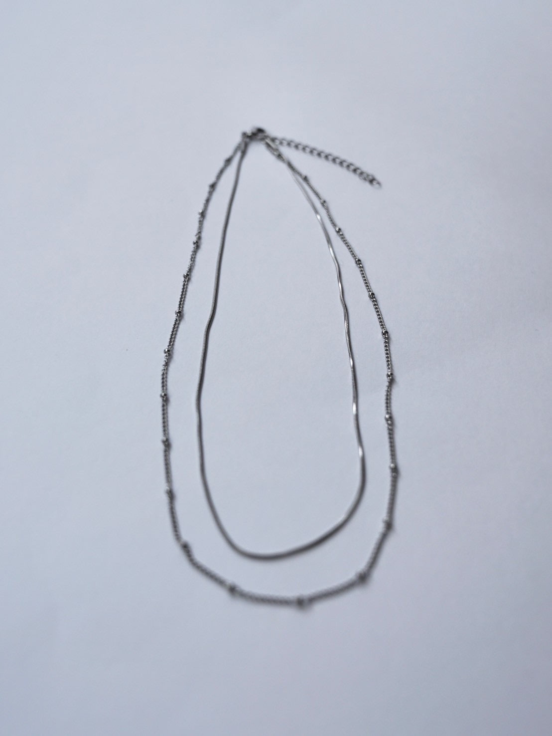 
                  
                    シンプル2連チェーンネックレス【AKB48 千葉恵里さん着用】
                  
                