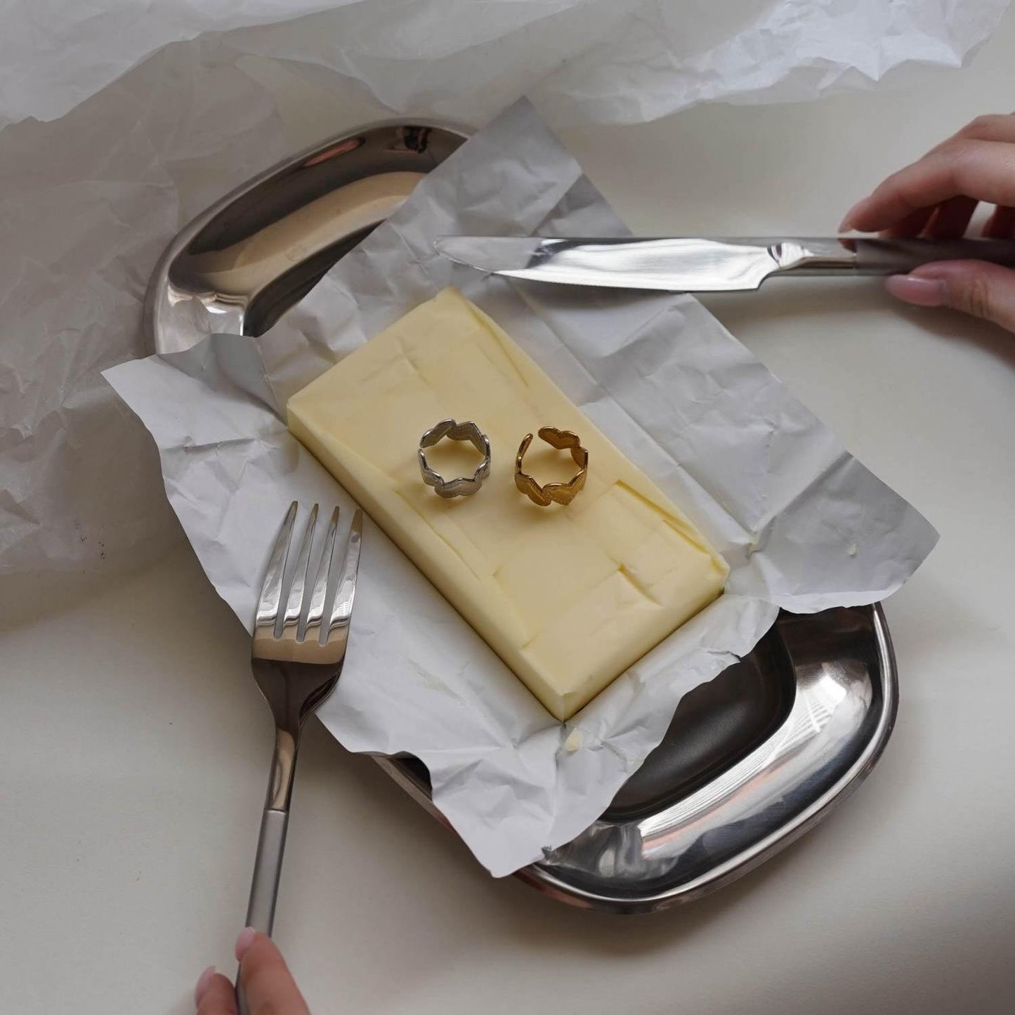 
                  
                    ハートオープンリング
                  
                