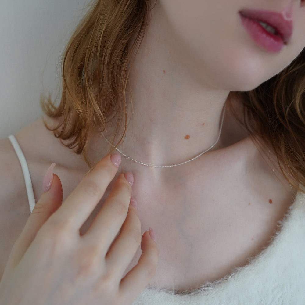 Silver925シンプルチェーンネックレス – Donnaruma