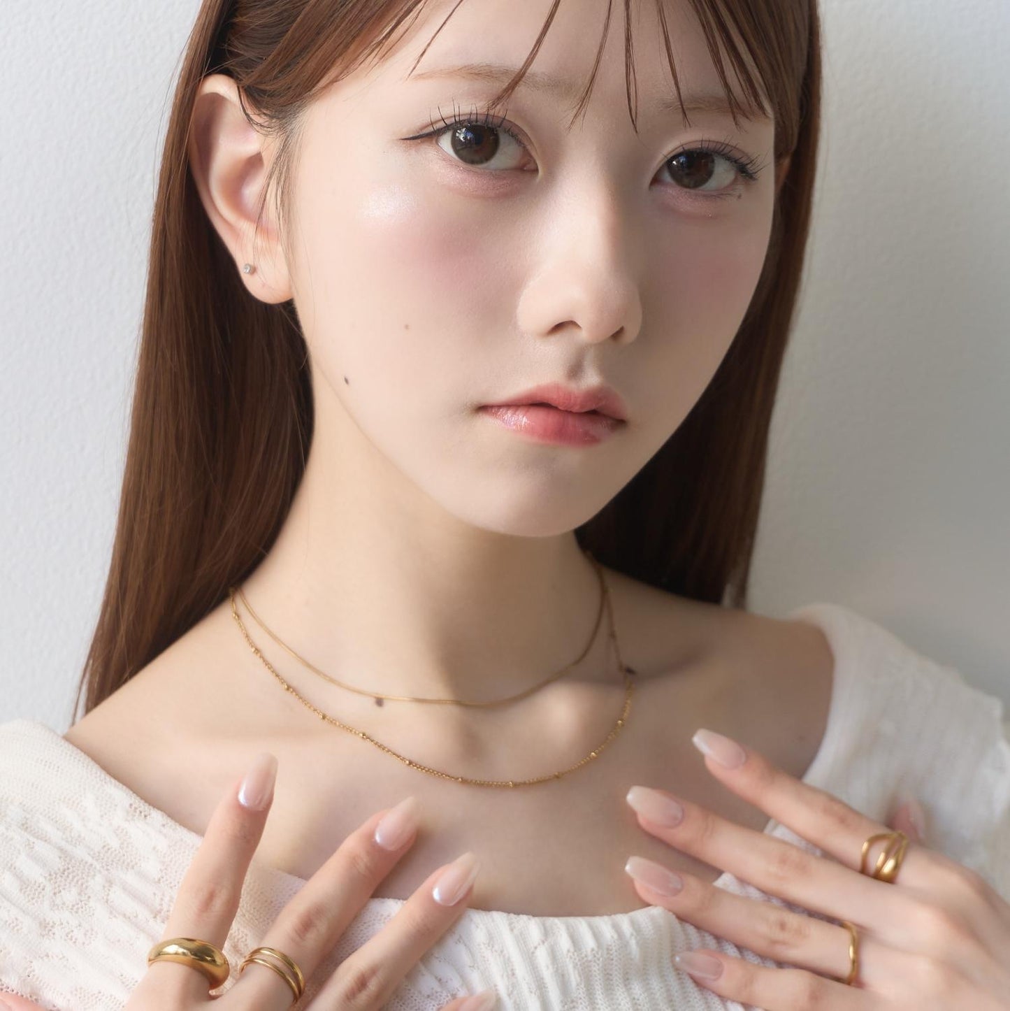 
                  
                    シンプル2連チェーンネックレス【AKB48 千葉恵里さん着用】
                  
                