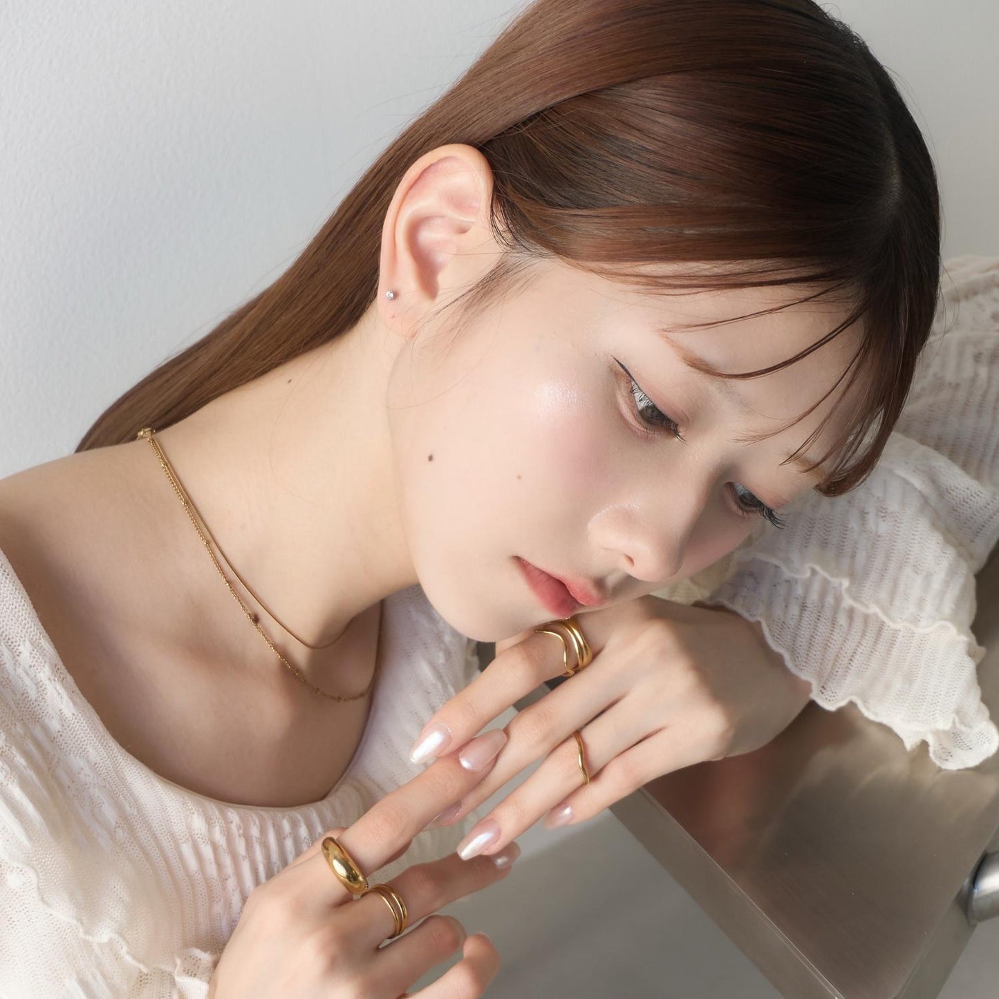 
                  
                    シンプル2連チェーンネックレス【AKB48 千葉恵里さん着用】
                  
                