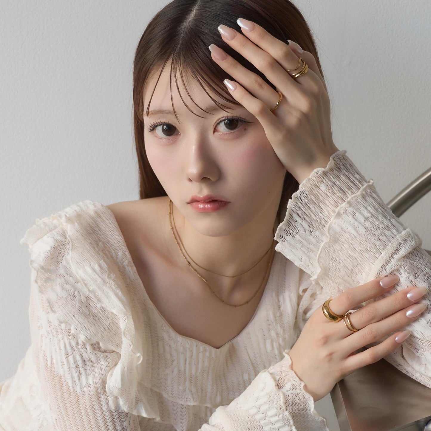 
                  
                    シンプル2連チェーンネックレス【AKB48 千葉恵里さん着用】
                  
                