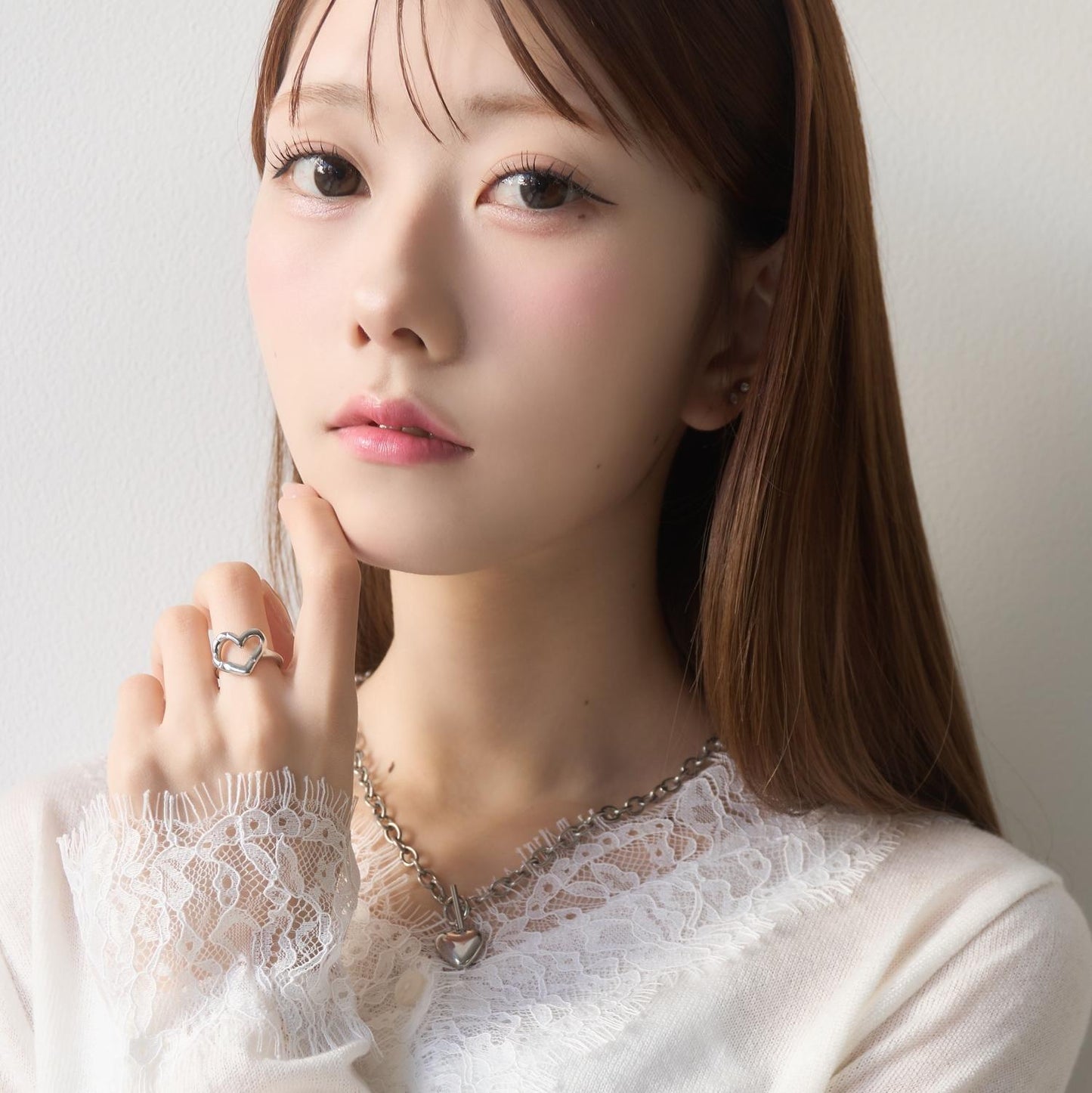 
                  
                    ハートボリュームチェーンネックレス【AKB48 千葉恵里さん着用】
                  
                