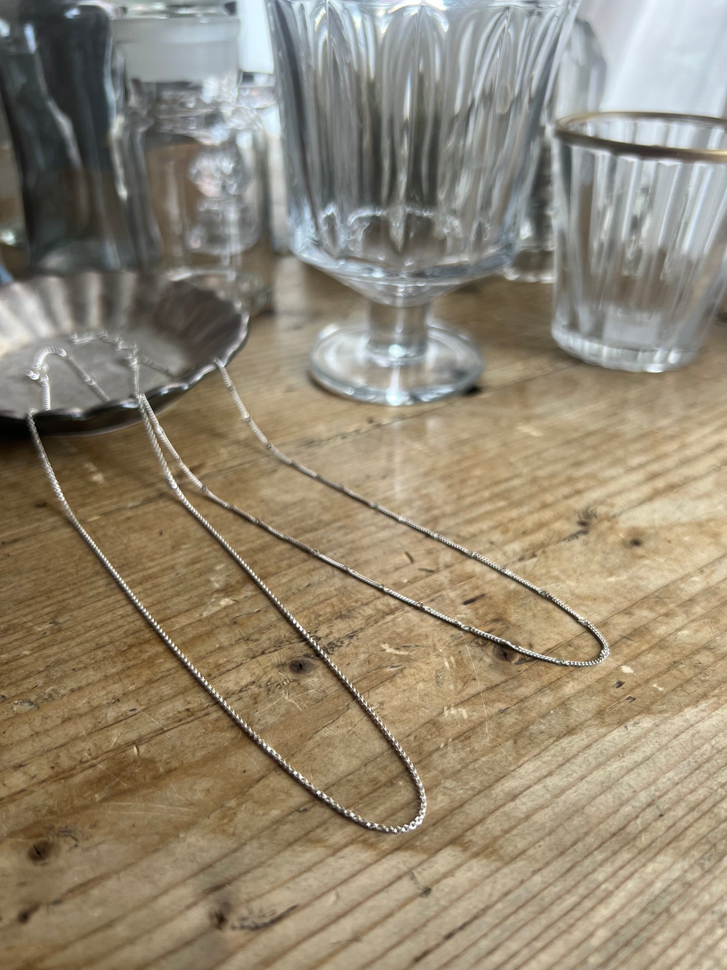 
                  
                    Silver925シンプルチェーンネックレス
                  
                