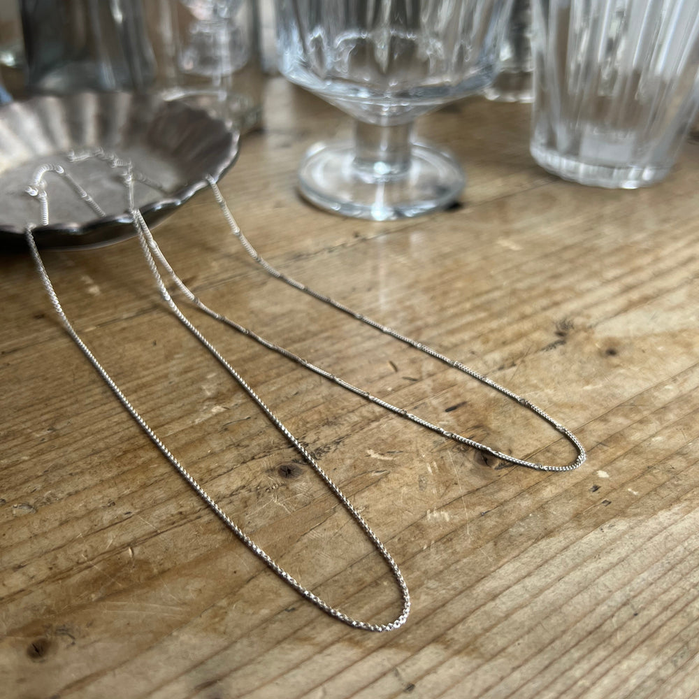 
                  
                    Silver925シンプルチェーンネックレス
                  
                