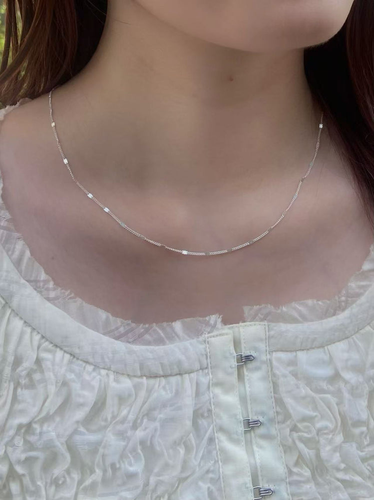 
                  
                    Silver925ステーションチェーンネックレス
                  
                