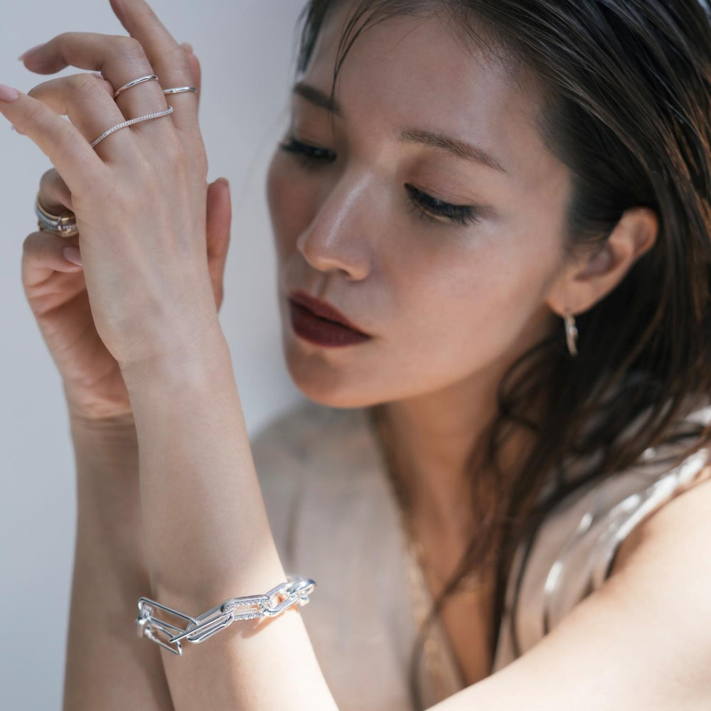 Square Chainmix Bracelet