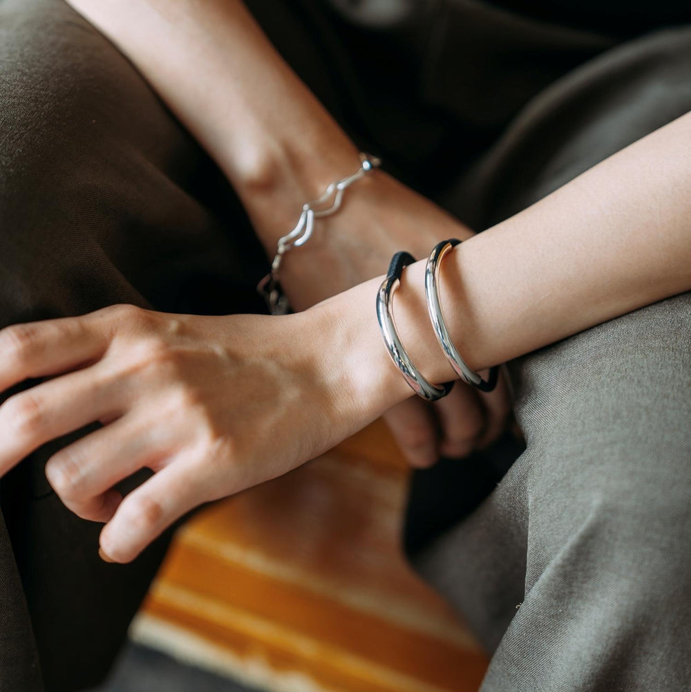 【予約】Metal Tube Hair Tie 2pcs SET