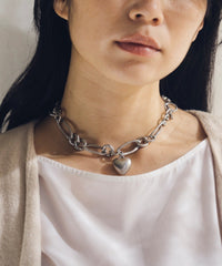 Plump heart Mutually Necklace