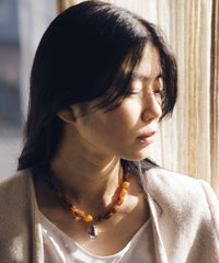 Marble brown Necklace