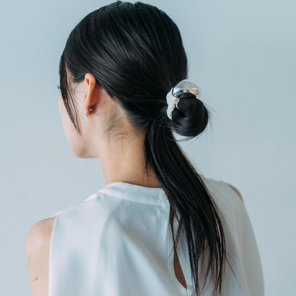 Metal Bean Hair Tie