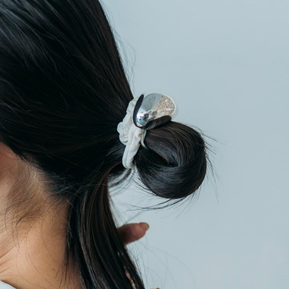 
                  
                    Metal Bean Hair Tie
                  
                