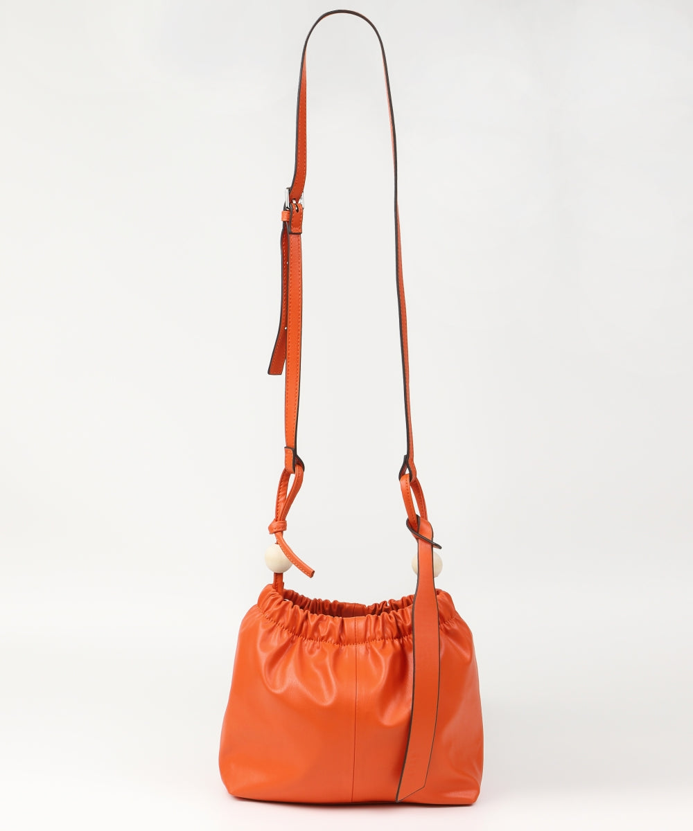 123Arts Apple Shape Shoulder Bag Leather Wallet Handbag Purse